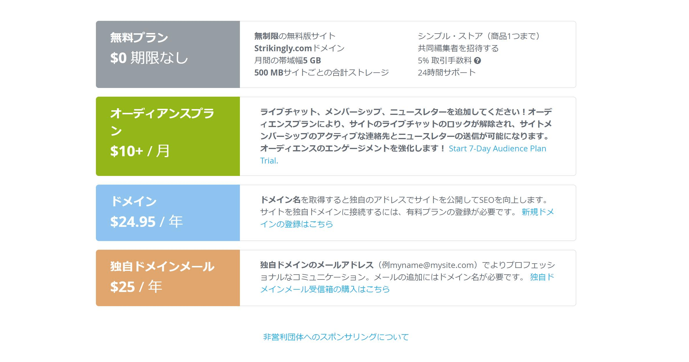 Strikinglyの公式ホームページ Strikinglyの公式ホームページ